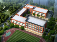 合肥市六安路小學(xué)榮城花園分校藝體樓鳥(niǎo)瞰圖 合肥市六安路小學(xué)榮城花園分校藝體樓鳥(niǎo)瞰圖